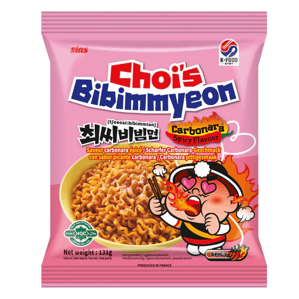 Choi's Ramyeon Csípős Carbonara tészta 140g