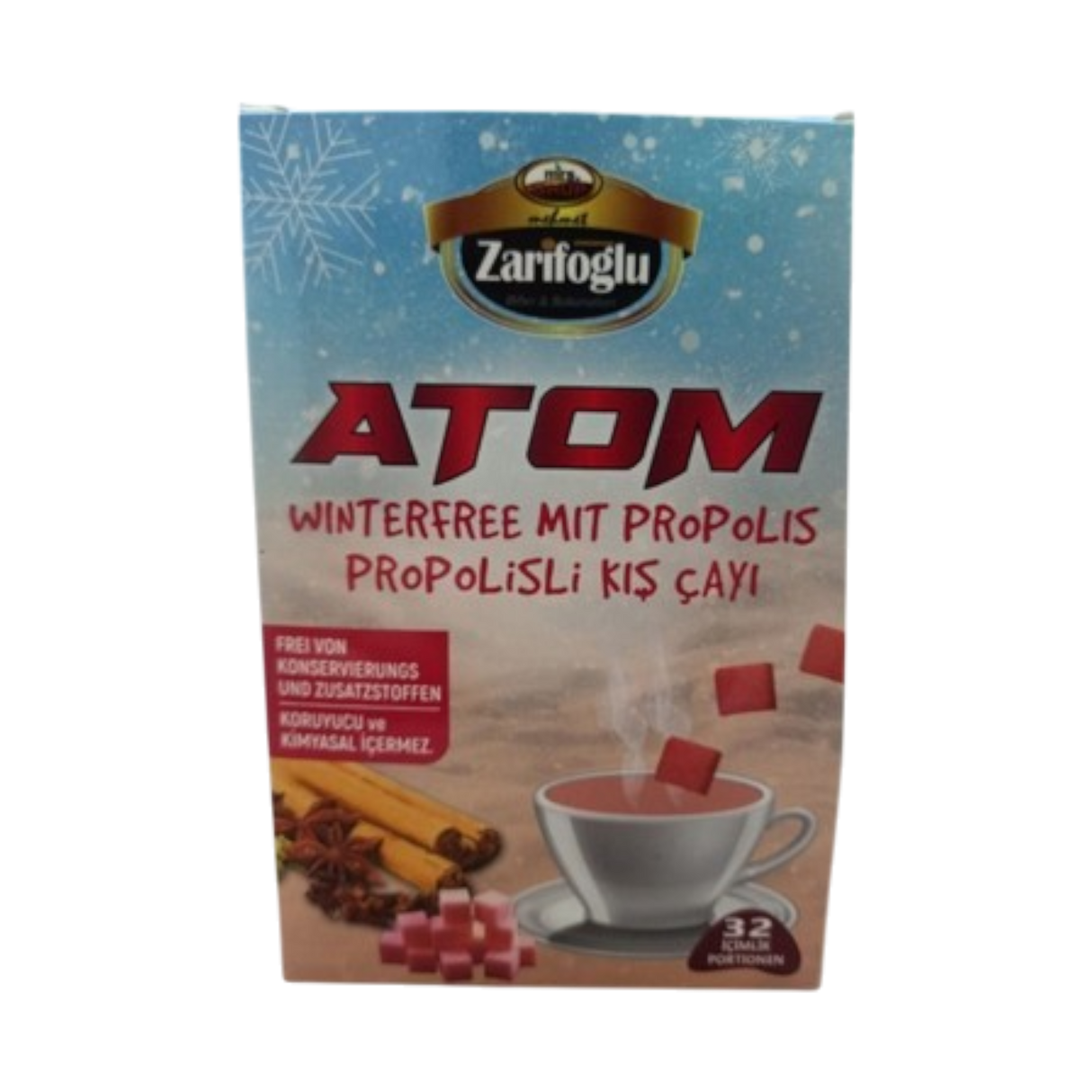 Zarifoglu Atom - Gyógynövénytea propoliszos - 150g (32db).