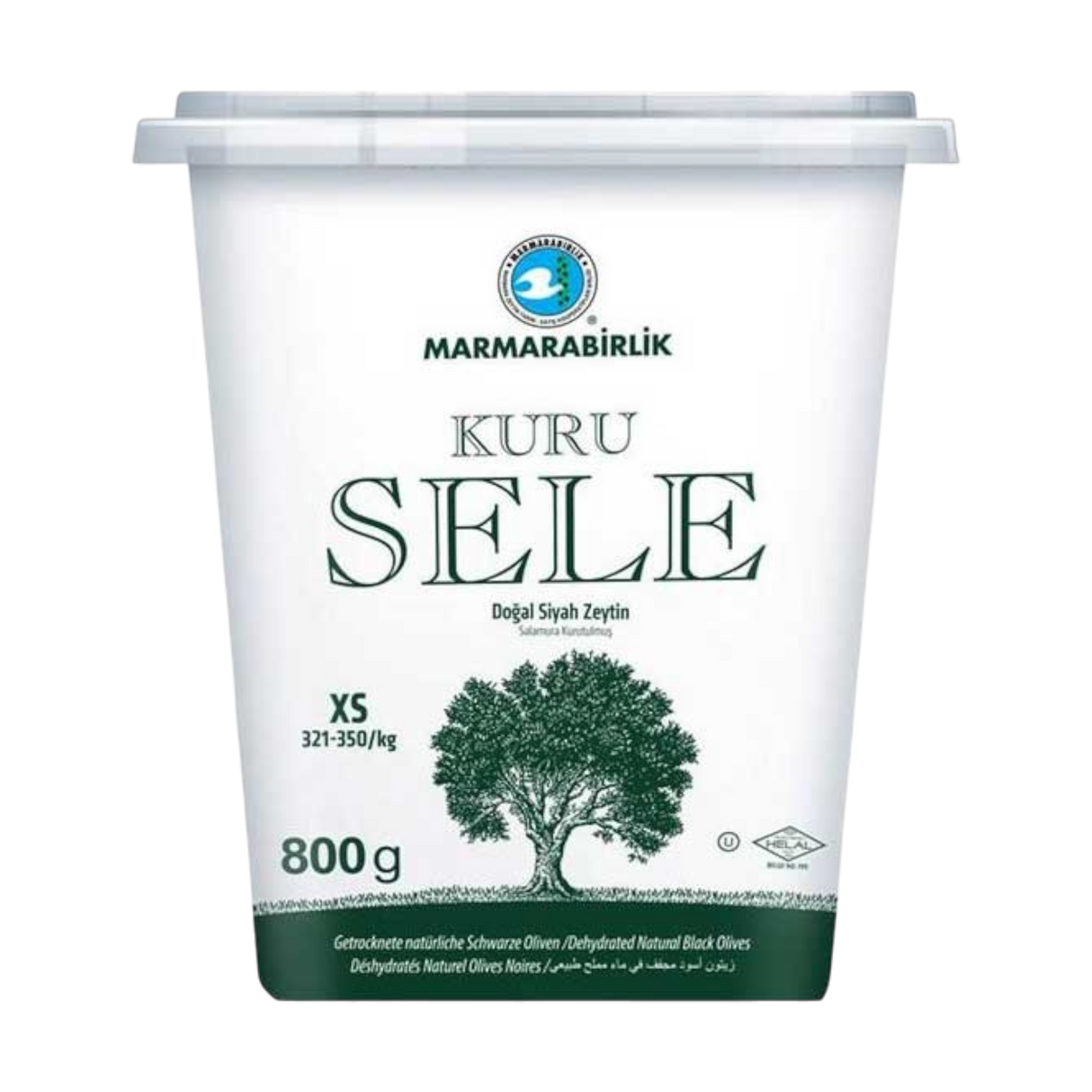 Marmarabirlik - Sós Fekete Olívabogyó - S 800g