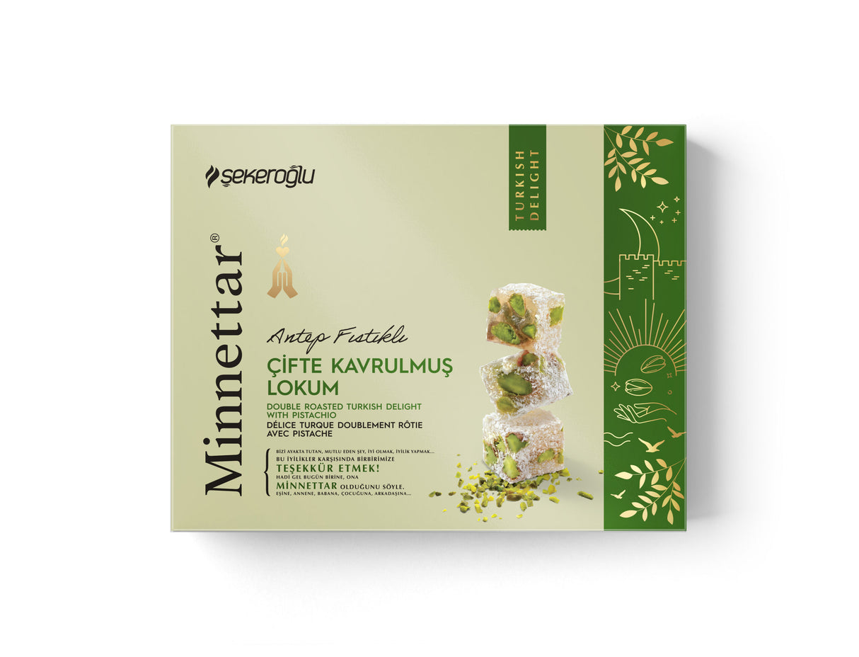 Sekeroglu Minnettar pisztáciás lokum 300g