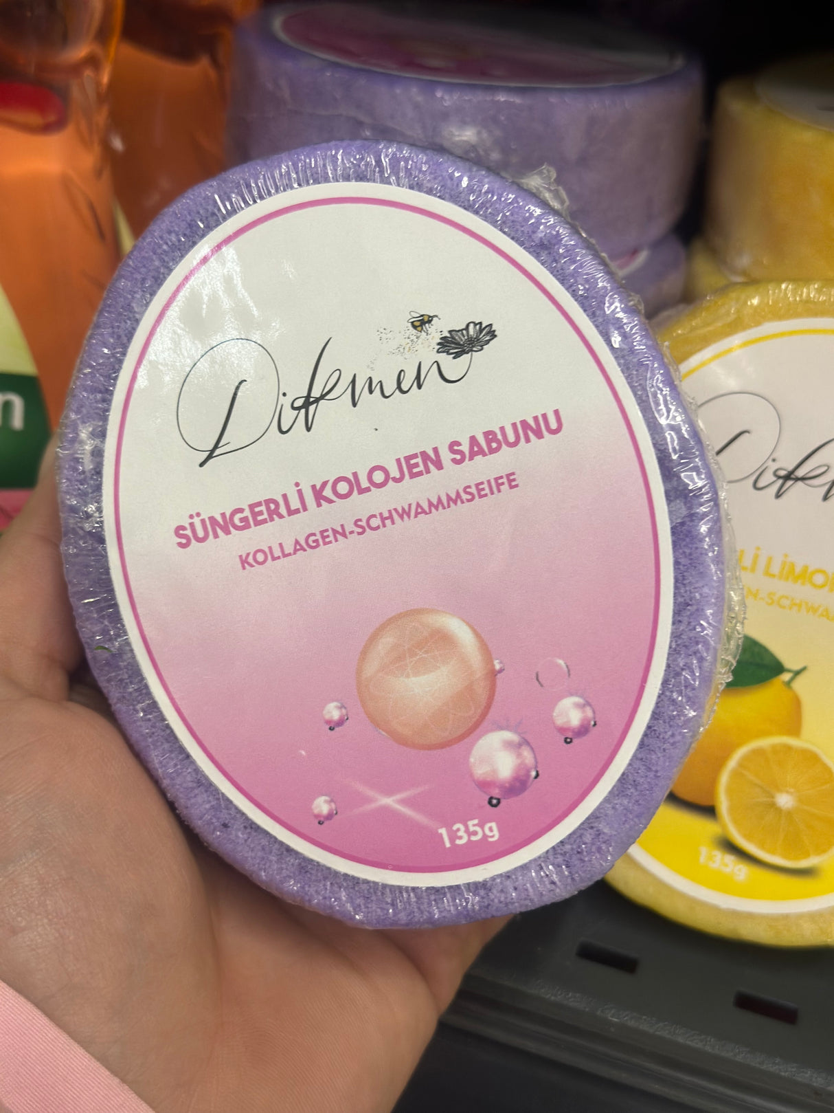 Dikmen Kollagénes Szivacs szappan 135g