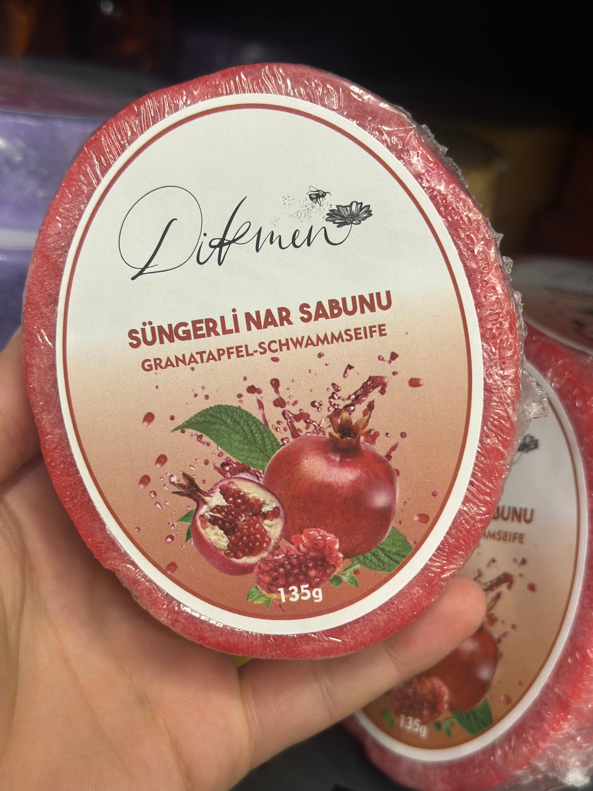 Dikmen Gránátalmás Szivacs szappan 135g