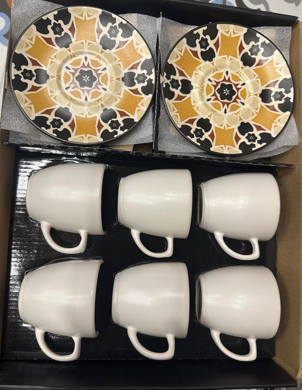 Porcelán török kávés pohár szett 12 db-os
