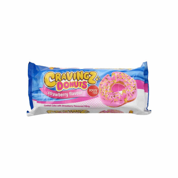 Cravingz Donuts Eper ízű fánk 200g