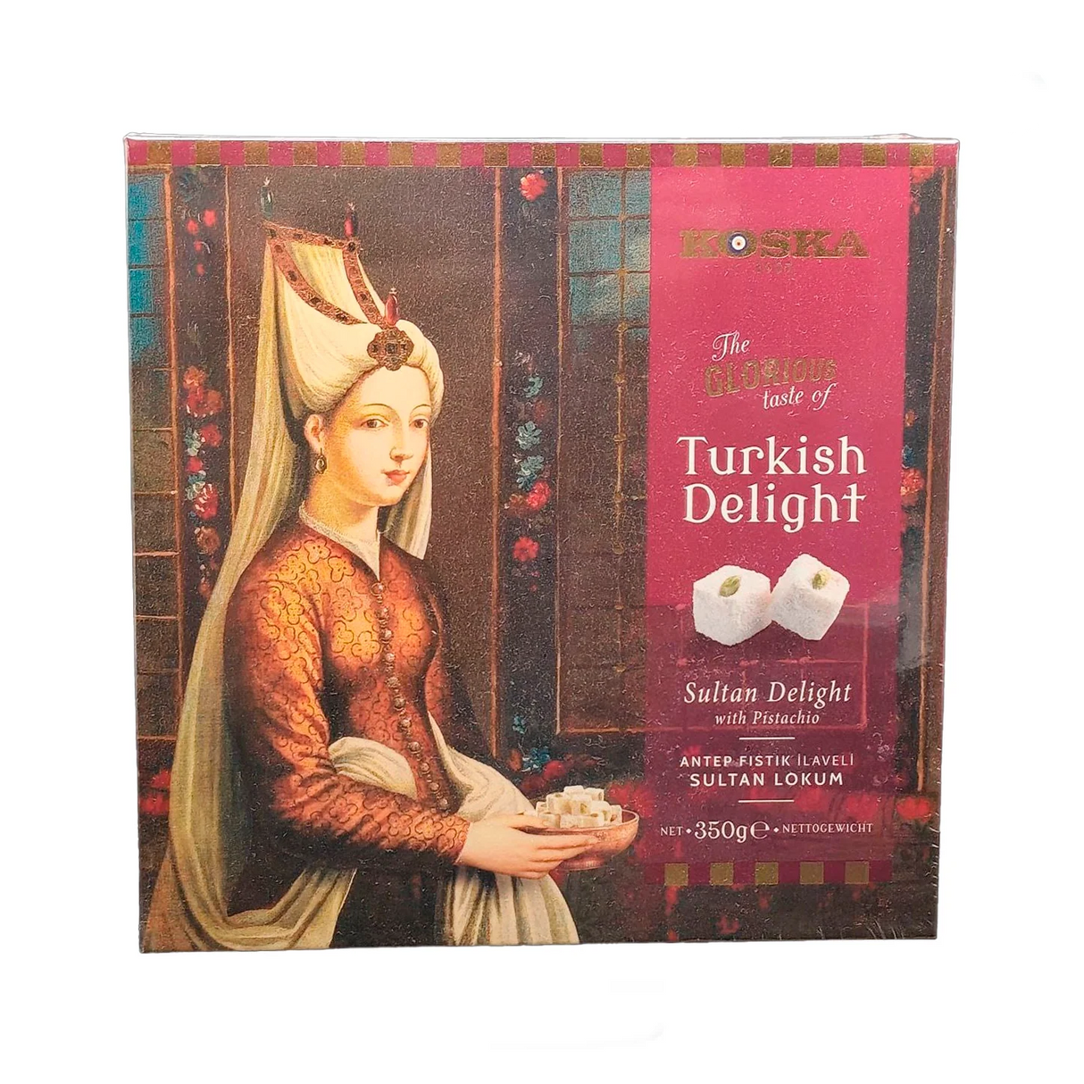 Koska Turkish Delight - Pisztácia-kókusz Lokum 350g