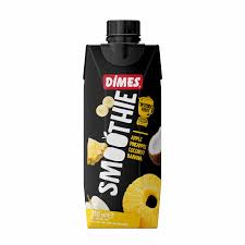 Dimes Smoothie -alma,ananász,kókusz és banán ízű smoothie 310ml