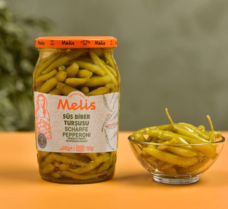 Melis csípős pepperóni paprika 640g