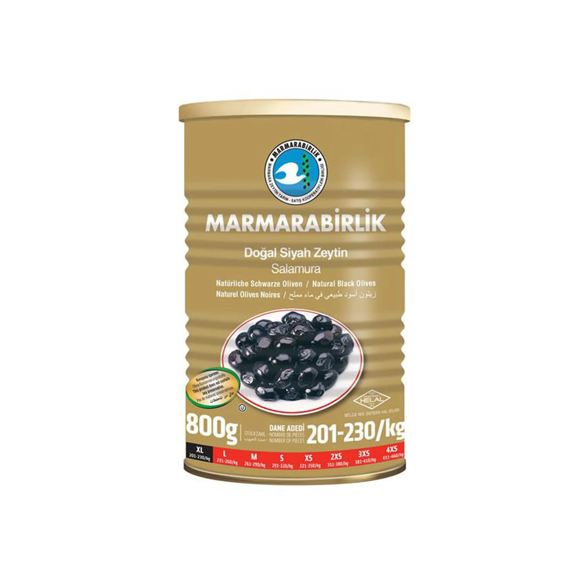 Marmarabirlik - Fekete sós Olívabogyó Mega XL- 800g