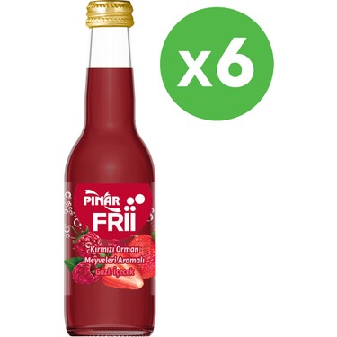 Pınar Frii Málna ízű szénsavas ital 6x250ml
