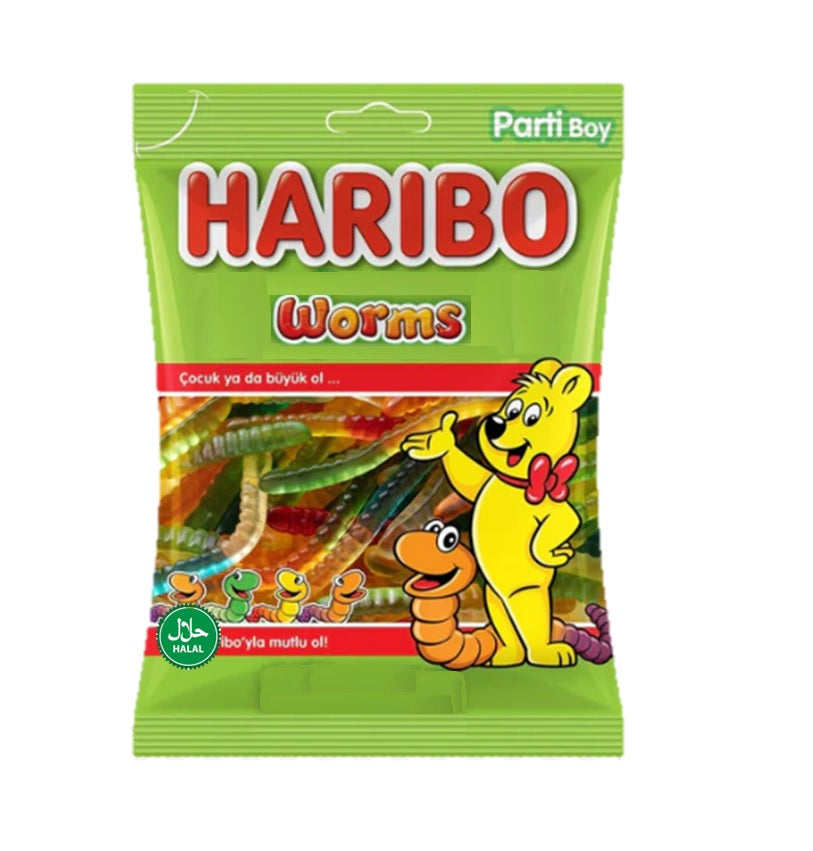 Haribo halal Worms- gumicukor 100g