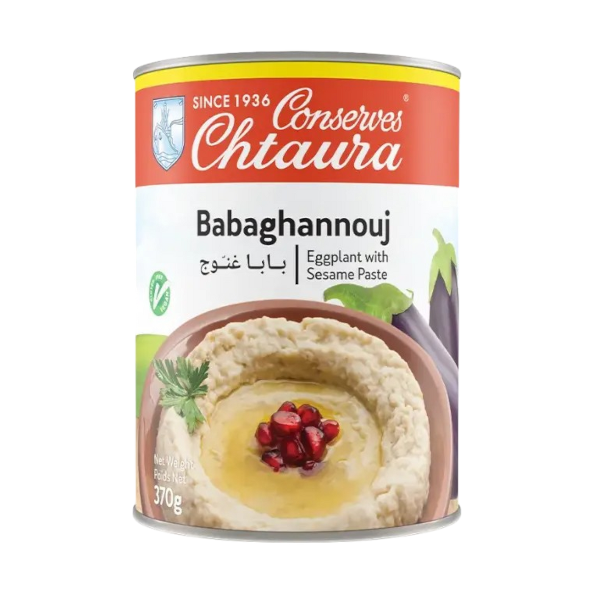 Chtaura - humusz és padlizsánkrém - 370g