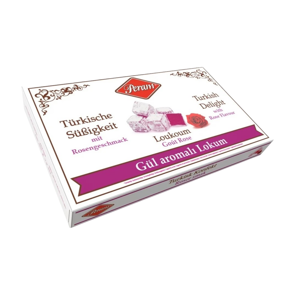 Sebahat - rózsás lokum - török öröm - 400g