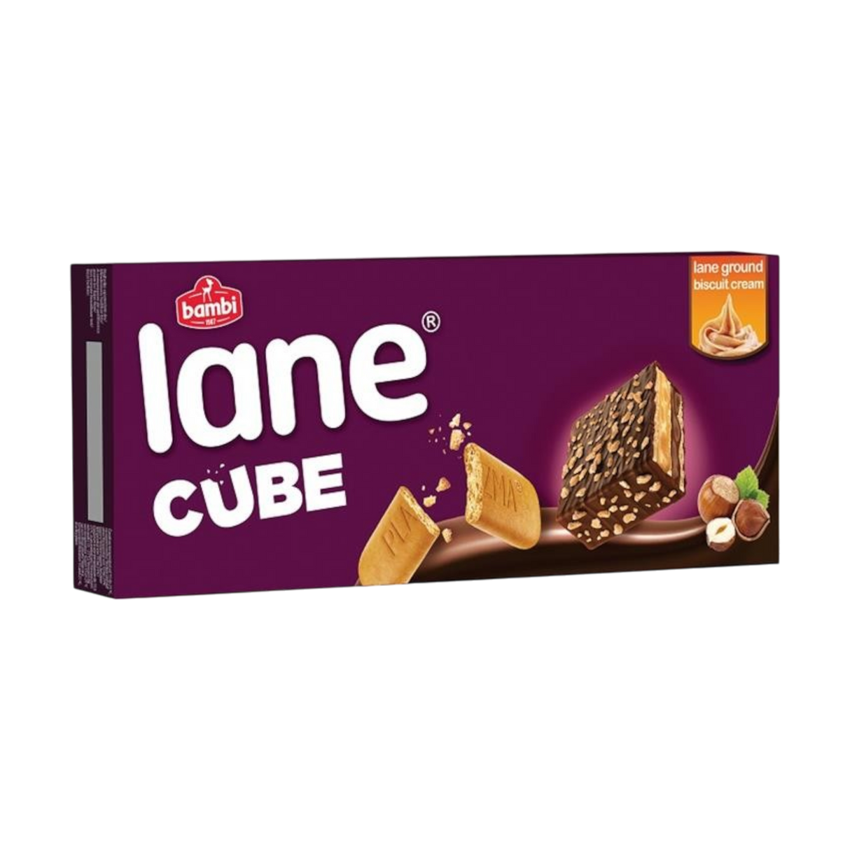 Bambi Lane Cube - Mogyorós keksz - 135g