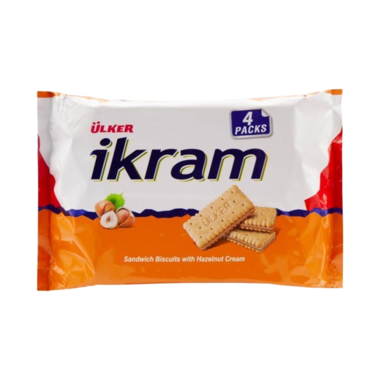 Ülker Ikram - Mogyorós Keksz - 4x84g