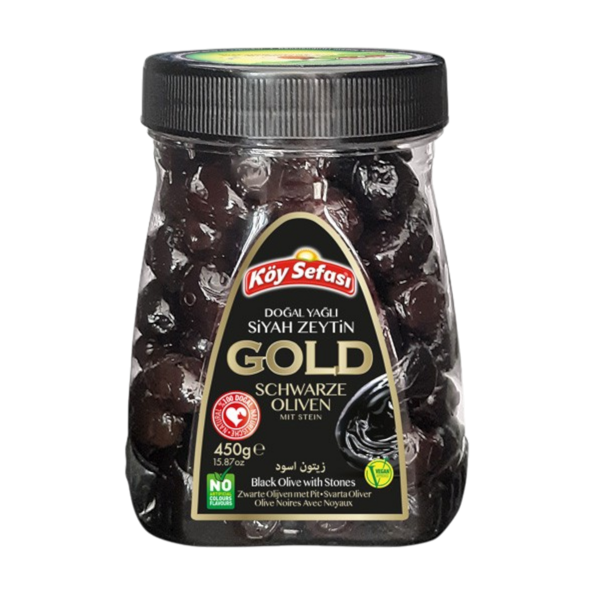 KÖY SEFASI GOLD - Fekete Oiivabogyó - 450g