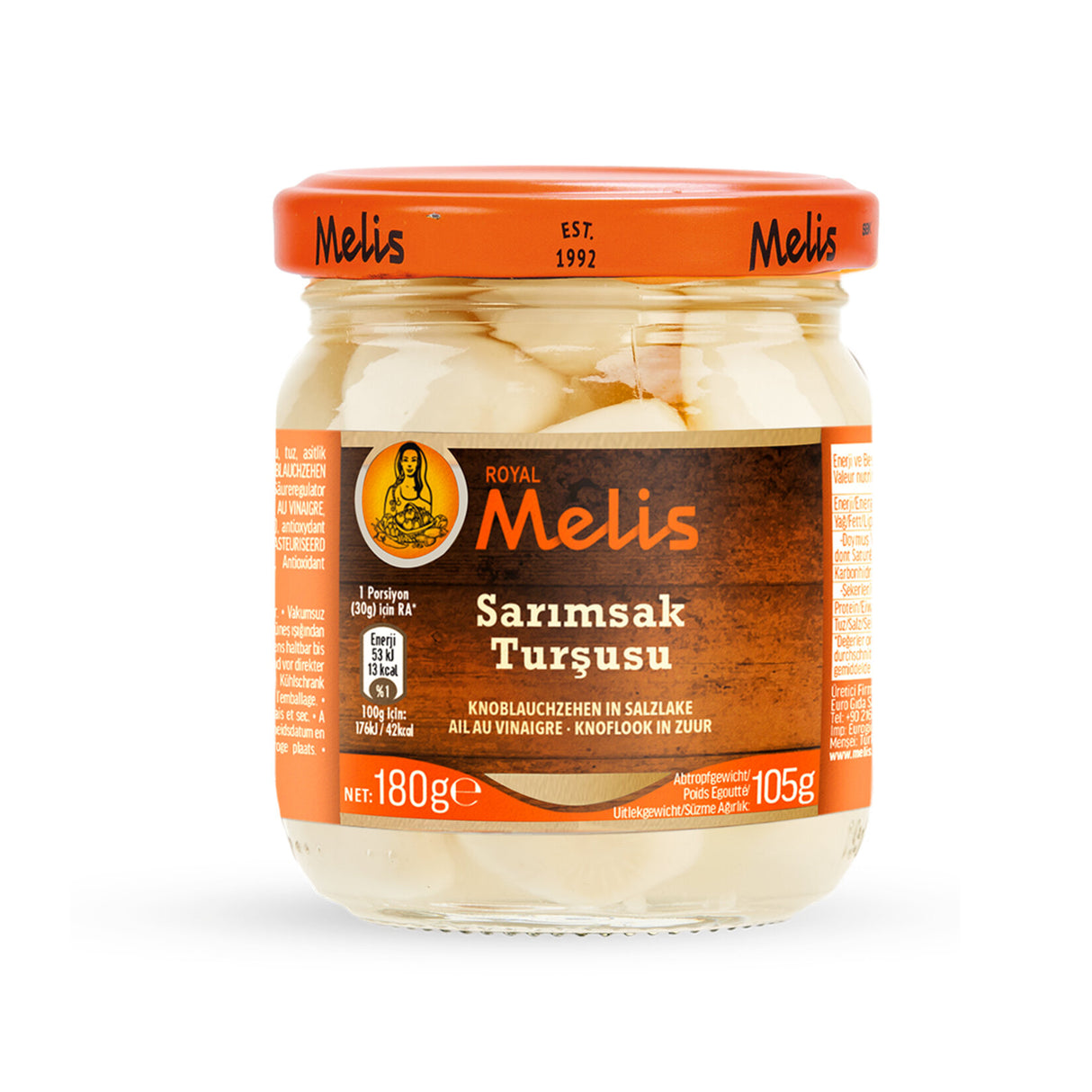 Melis savanyított fokhagyma 180g