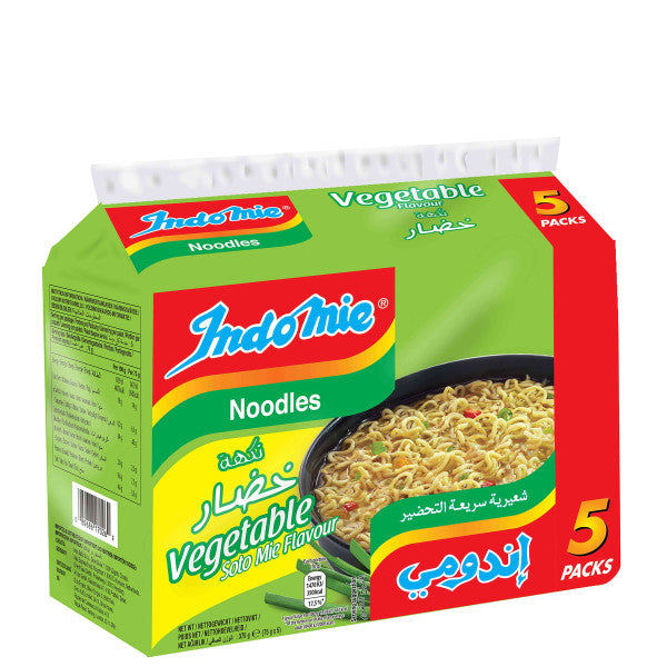 Indomie Noodles - Zöldséges ízű instant leves - 5x70g