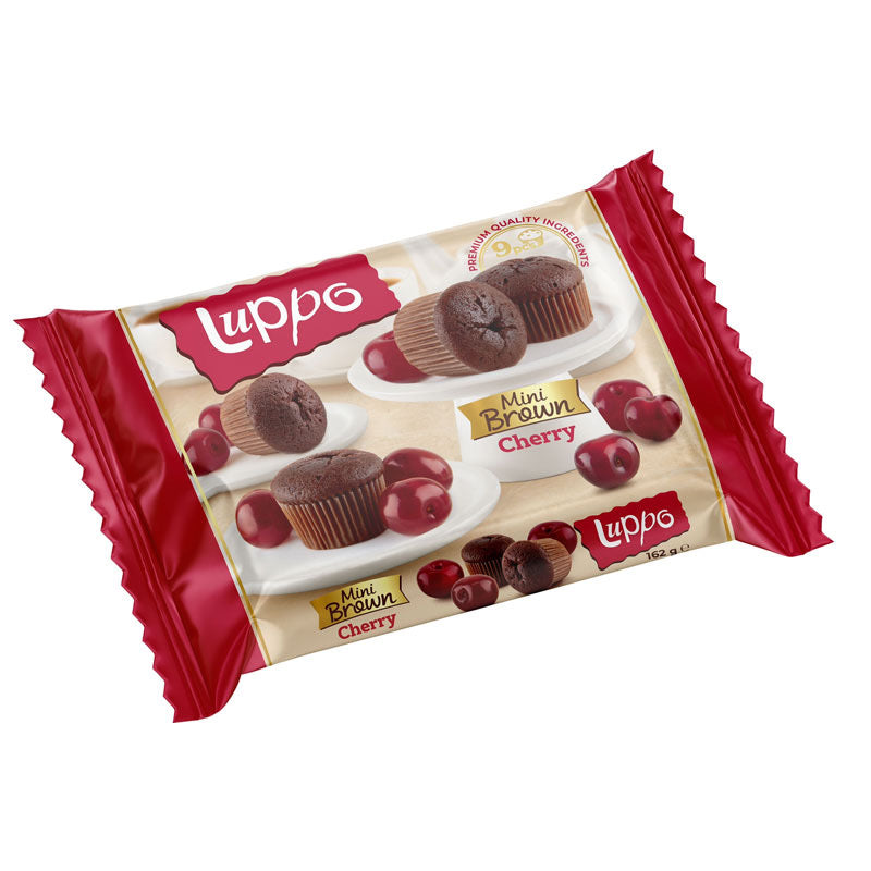 Luppo cseresznyés mini brownie 162g