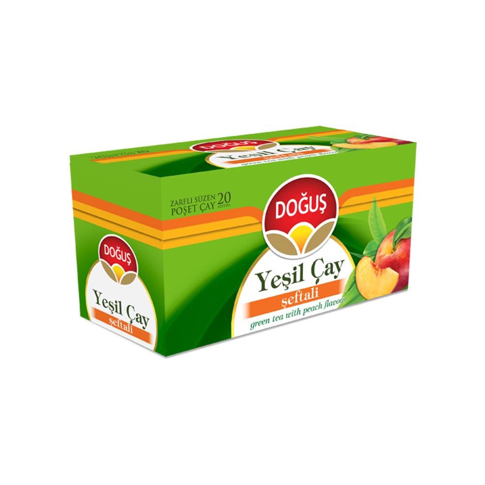 Dogus Barackos zöld tea filteres 20db-os