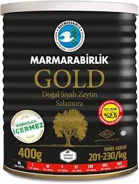 Marmarabirlik - Fekete sós Olívabogyó Gold XL- 400g