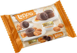 Luppo karamellás mini brownie 162g