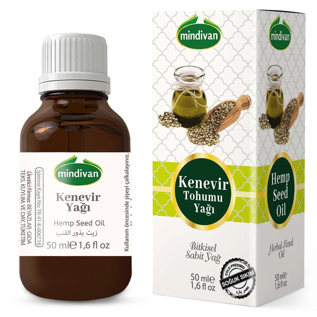 Mindivan - kendermag olaj 50ml