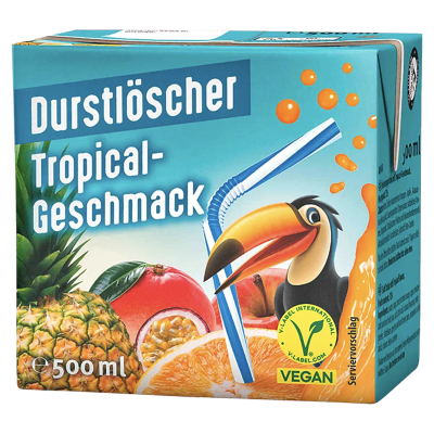 Durstlöscher Trópusi gyümölcs ízű üdítő 500ml