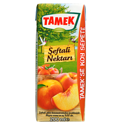 Tamek Őszibarack ízű gyümölcslé 1L