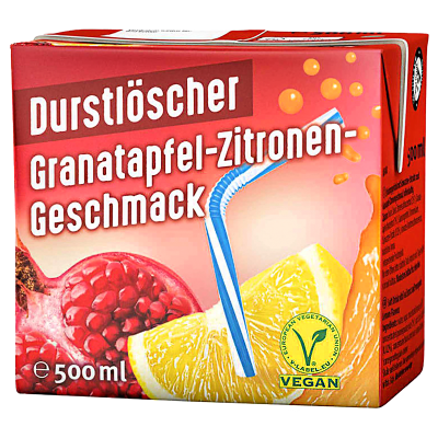 Durstlöscher Gránátalma-citrom ízű üdítő 500ml